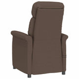 Fauteuil de massage électrique Marron Similicuir daim