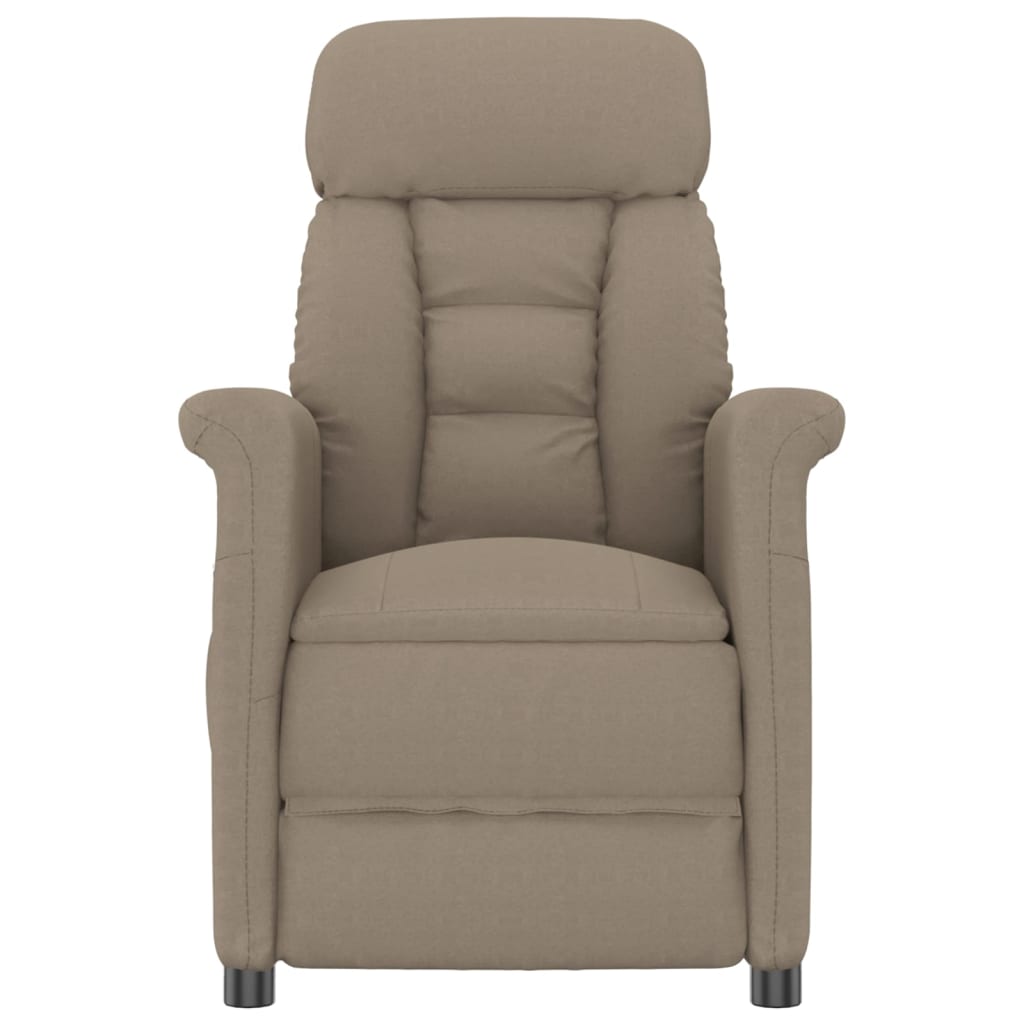 Fauteuil de massage électrique Taupe Similicuir daim