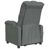 Fauteuil électrique de massage Gris foncé Tissu