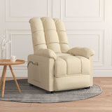 Fauteuil électrique de massage Crème Tissu