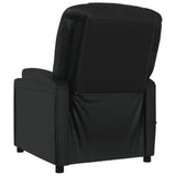 Fauteuil électrique de massage Noir Similicuir