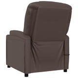 Fauteuil de massage électrique Marron Similicuir