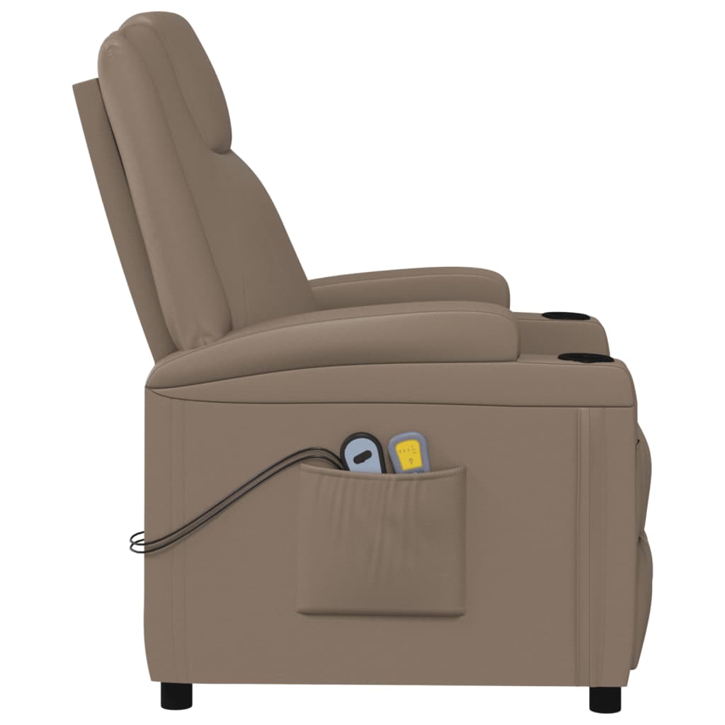 Fauteuil de massage électrique Cappuccino Similicuir