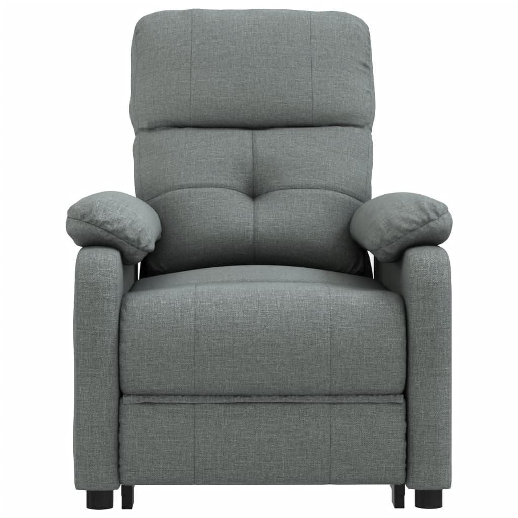 Fauteuil électrique de massage Gris foncé Tissu