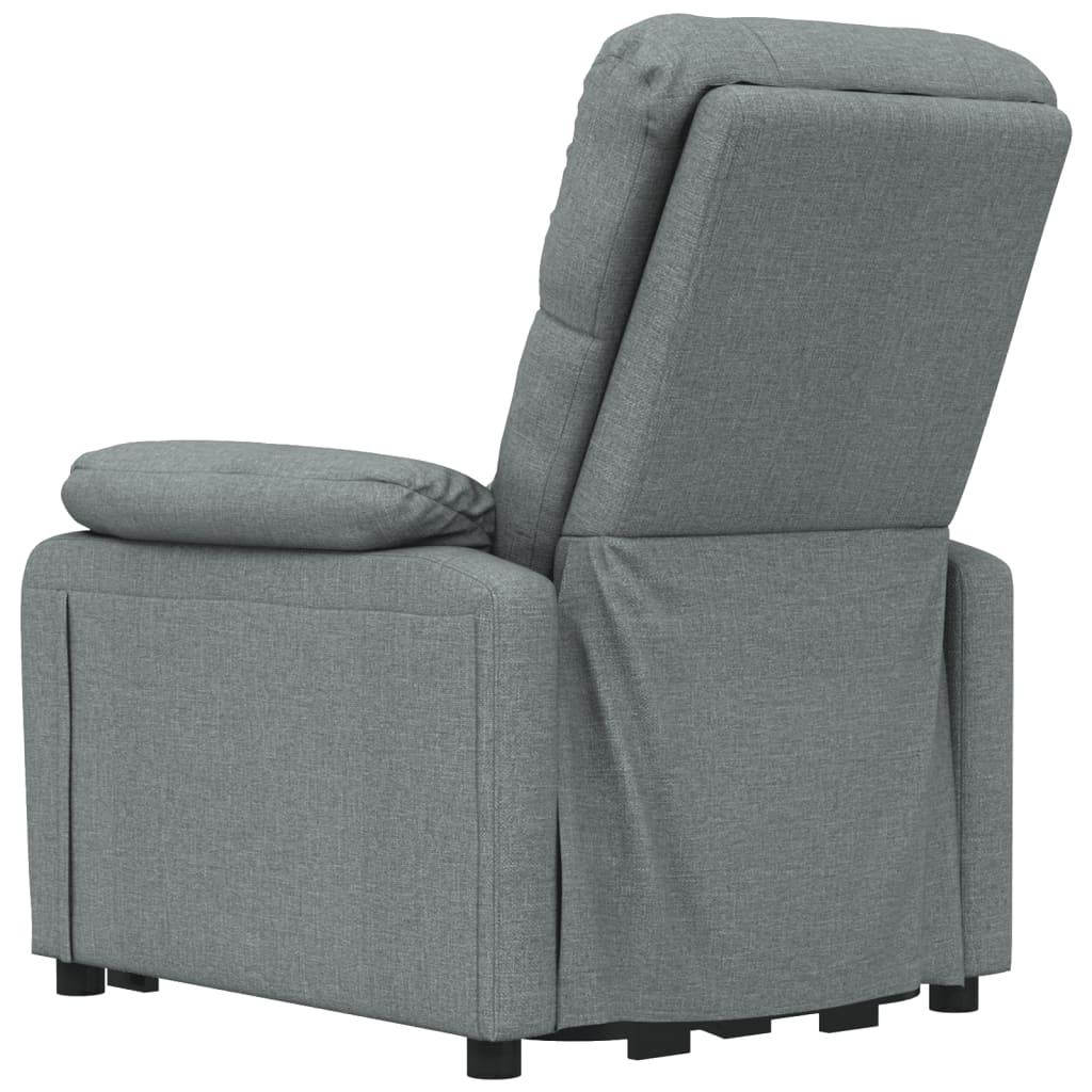 Fauteuil électrique de massage Gris foncé Tissu