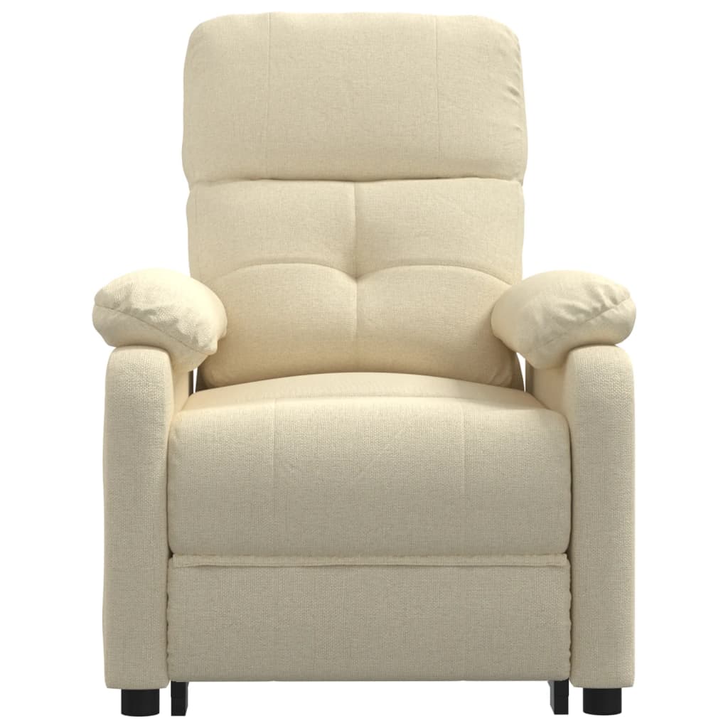 Fauteuil électrique de massage Crème Tissu