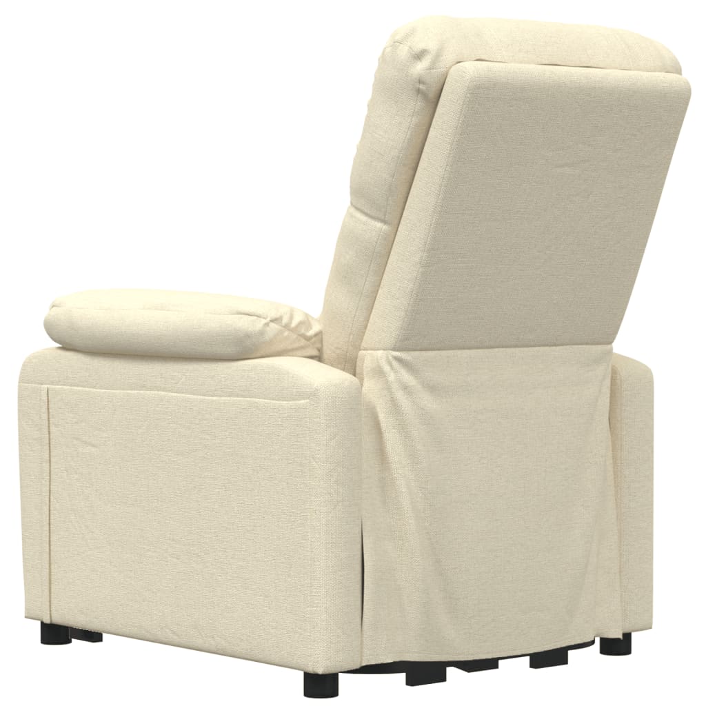 Fauteuil électrique de massage Crème Tissu