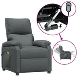 Electric massage chair Dark gray Fabric