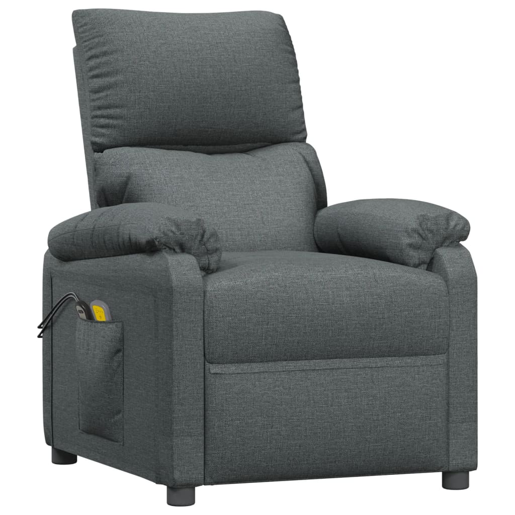 Electric massage chair Dark gray Fabric