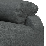 Fauteuil électrique de massage Gris foncé Tissu