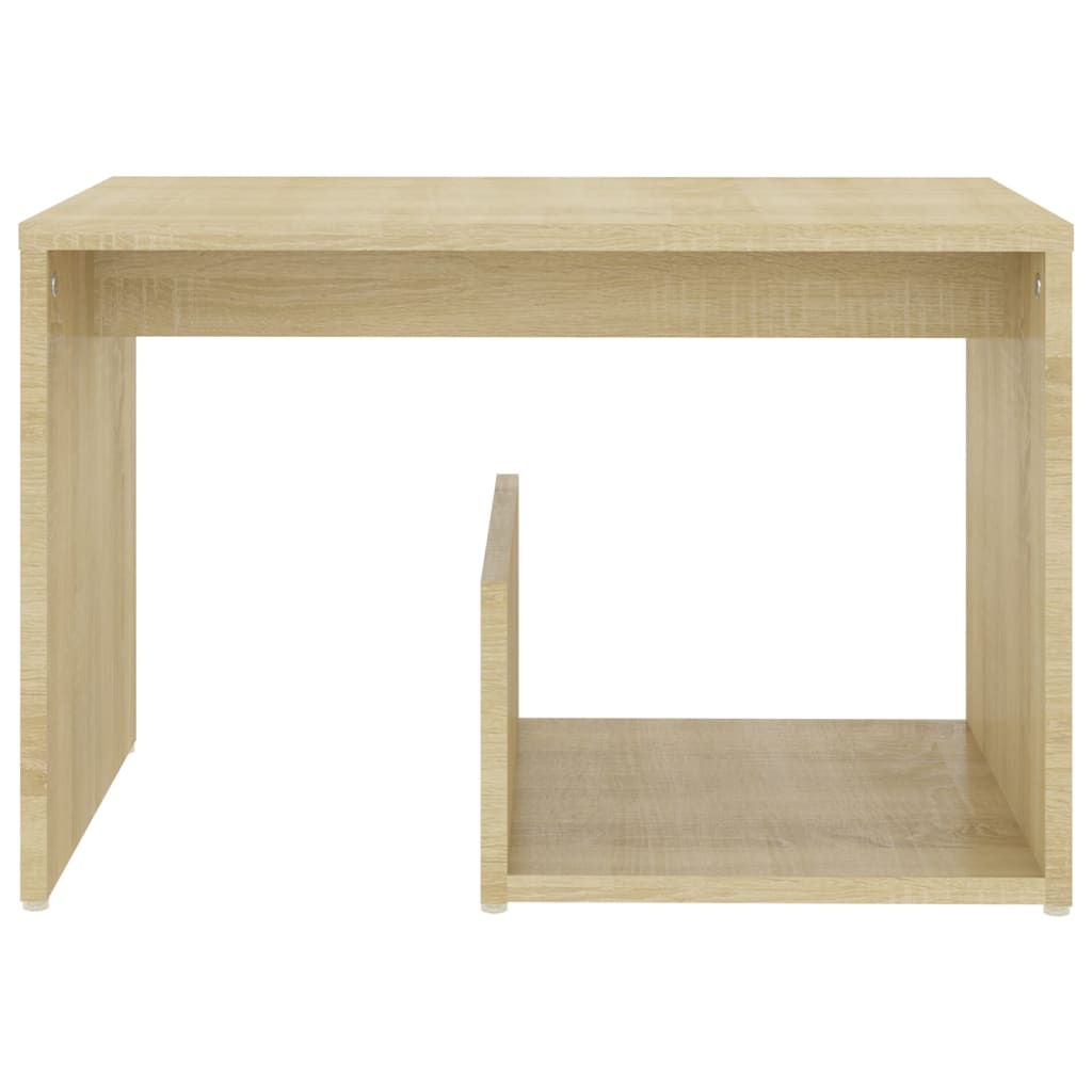 Table d'appoint chêne sonoma 59x36x38 cm bois d'ingénierie