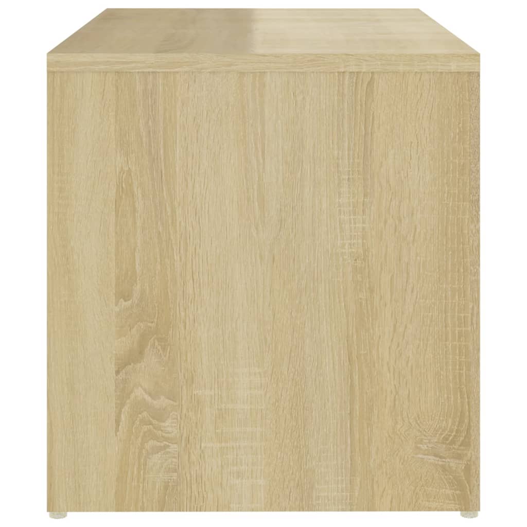 Table d'appoint chêne sonoma 59x36x38 cm bois d'ingénierie