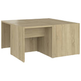 Coffee tables 4 pcs Sonoma oak 33x33x33 cm engineered wood