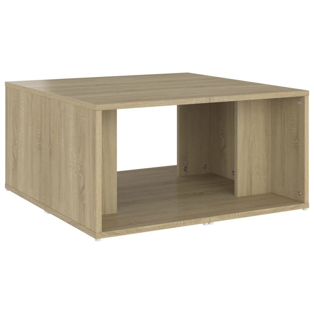 Coffee tables 4 pcs Sonoma oak 33x33x33 cm engineered wood