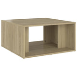 Tables basses 4 pcs chêne Sonoma 33x33x33 cm bois d'ingénierie