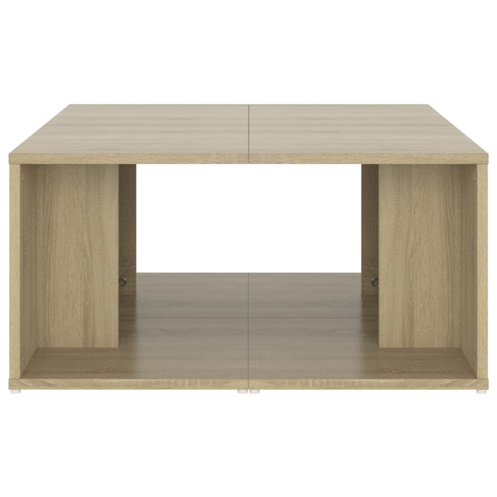 Coffee tables 4 pcs Sonoma oak 33x33x33 cm engineered wood