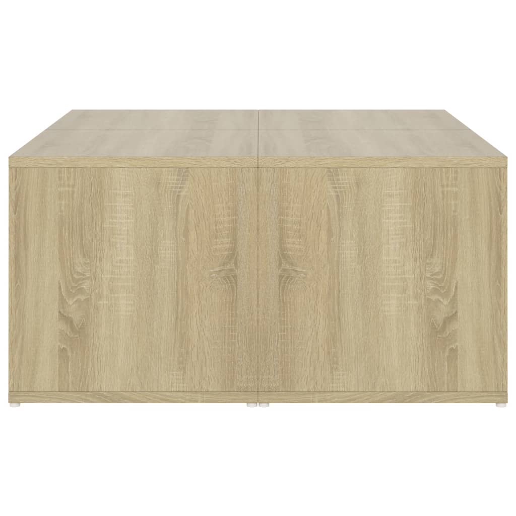 Coffee tables 4 pcs Sonoma oak 33x33x33 cm engineered wood