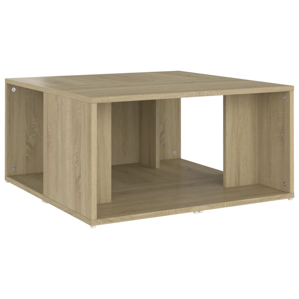 Coffee tables 4 pcs Sonoma oak 33x33x33 cm engineered wood