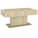 Table basse chêne sonoma 96x50x45 cm bois d'ingénierie