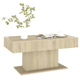 Table basse chêne sonoma 96x50x45 cm bois d'ingénierie