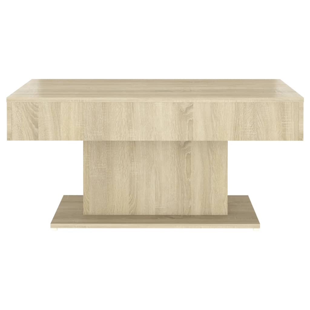 Table basse chêne sonoma 96x50x45 cm bois d'ingénierie