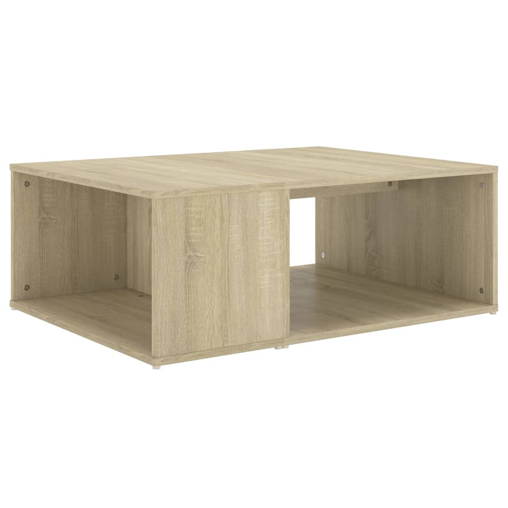 Table basse chêne sonoma 90x67x33 cm bois d'ingénierie