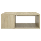 Table basse chêne sonoma 90x67x33 cm bois d'ingénierie