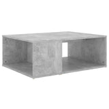 Table basse gris béton 90x67x33 cm bois d'ingénierie