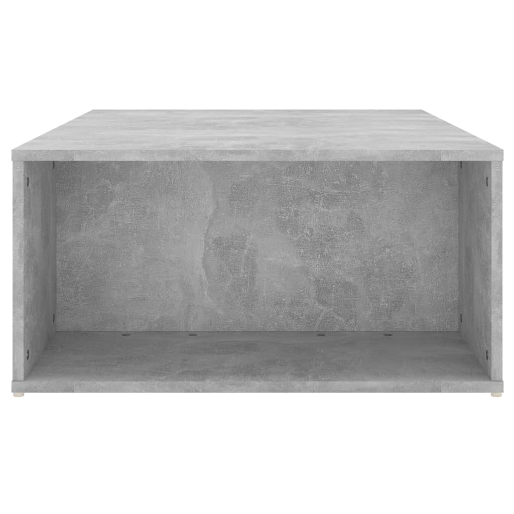 Table basse gris béton 90x67x33 cm bois d'ingénierie