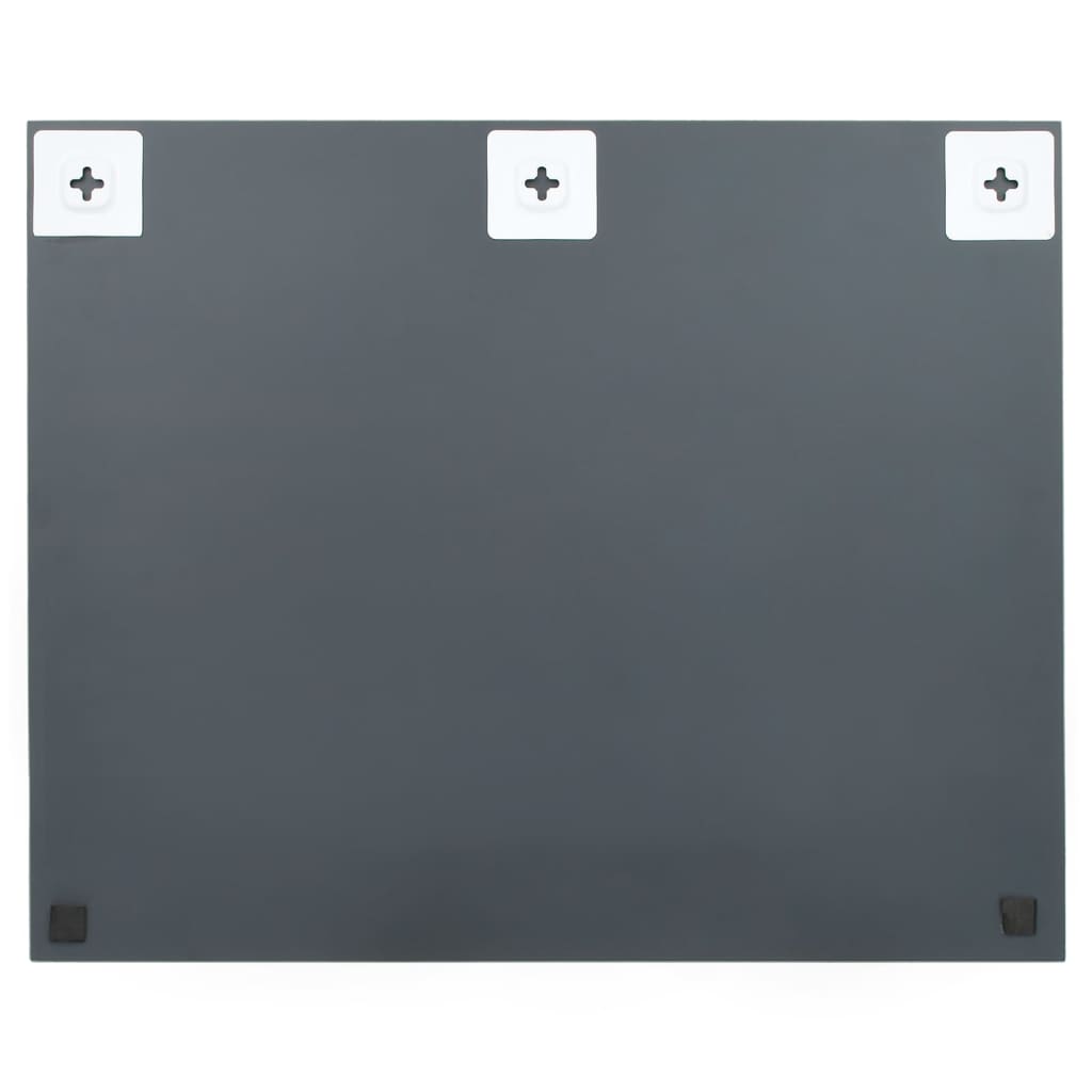 Miroir mural sans cadre avec lampes LED Rectangulaire Verre