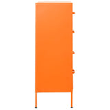 Commode Orange 80x35x101,5 cm Acier