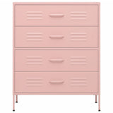 Commode Rose 80x35x101,5 cm Acier