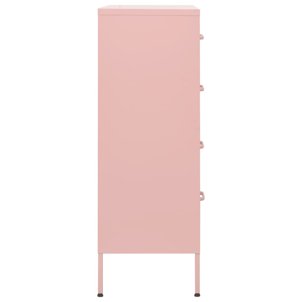 Commode Rose 80x35x101,5 cm Acier