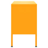 Meuble TV Jaune moutarde 105x35x50 cm Acier