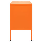 Meuble TV Orange 105x35x50 cm Acier