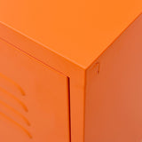 Meuble TV Orange 105x35x50 cm Acier