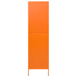 Garde-robe Orange 90x50x180 cm Acier