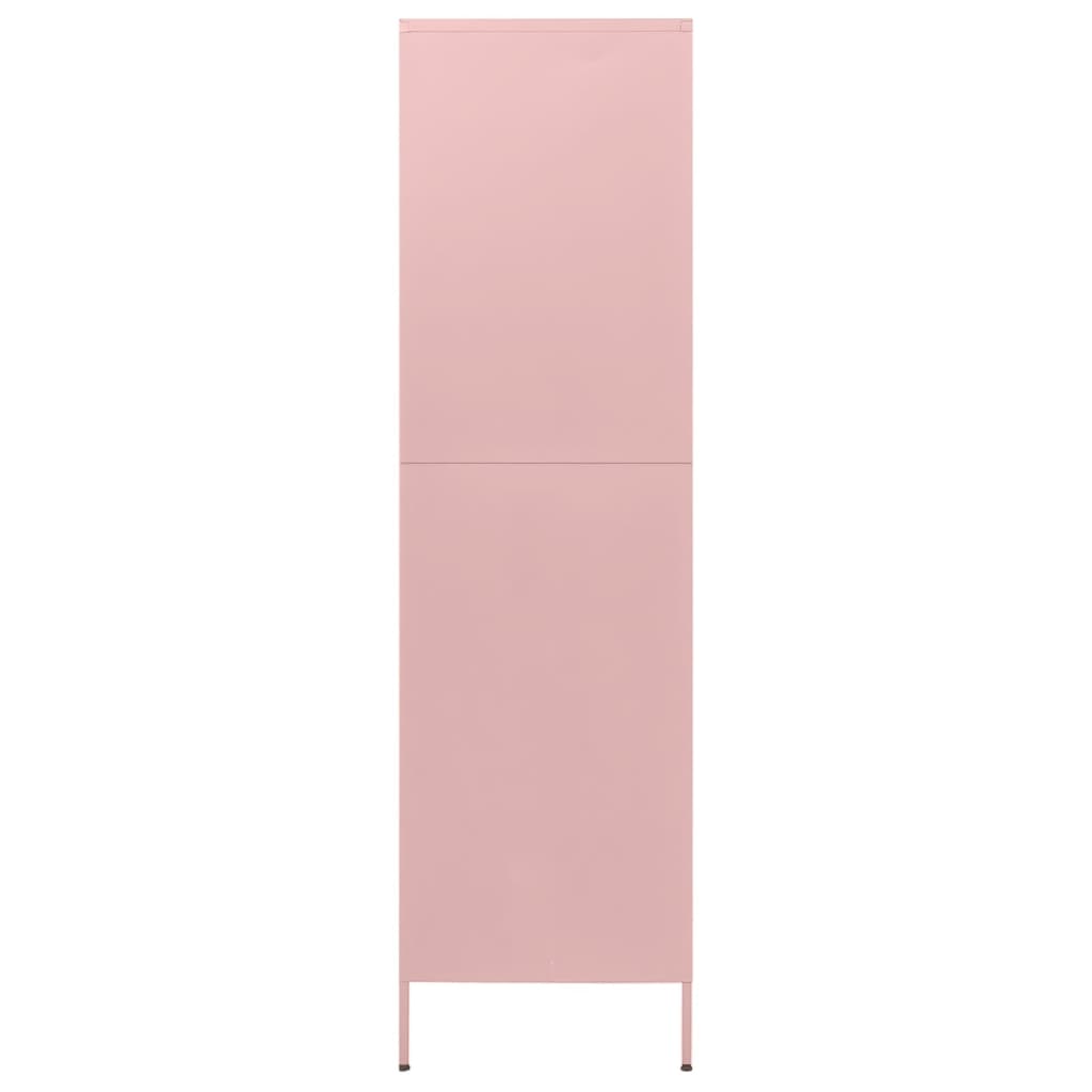 Garde-robe Rose 90x50x180 cm Acier