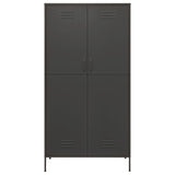 Garde-robe Anthracite 90x50x180 cm Acier