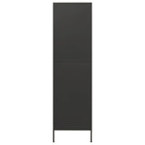 Garde-robe Anthracite 90x50x180 cm Acier