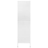 Garde-robe Blanc 90x50x180 cm Acier