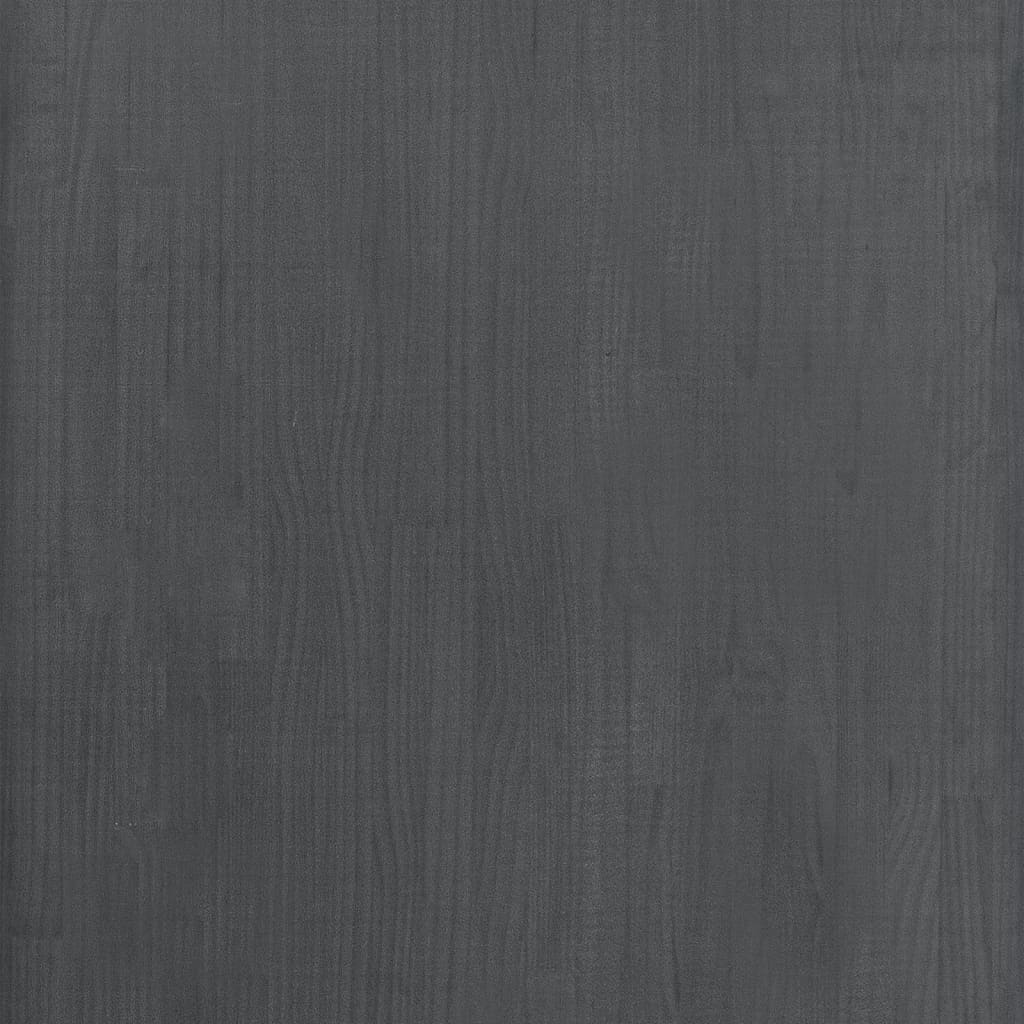 Étagère de rangement Gris 60x30x105 cm Bois de pin massif