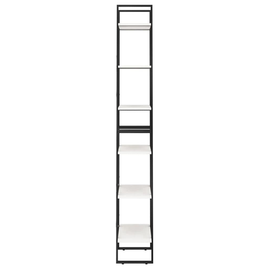 Étagère de rangement Blanc 60x30x210 cm Bois de pin massif