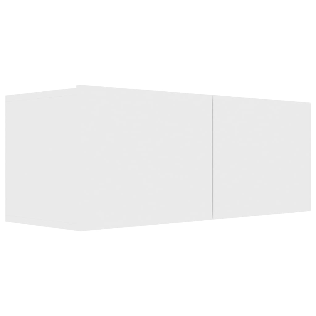 Meubles TV 4 pcs Blanc 80x30x30 cm Bois d'ingénierie