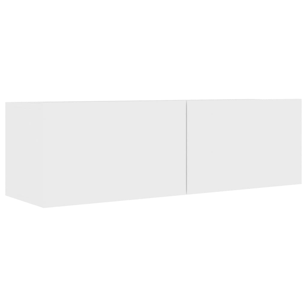 Meubles TV 4 pcs Blanc 100x30x30 cm Bois d'ingénierie