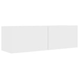 Meubles TV 4 pcs Blanc 100x30x30 cm Bois d'ingénierie