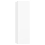 Ensemble de meubles TV 3 pcs Blanc Bois d'ingénierie