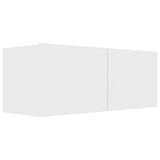 Ensemble de meubles TV 3 pcs Blanc Bois d'ingénierie