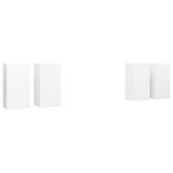 Meubles TV 4 pcs Blanc 30,5x30x60 cm Bois d'ingénierie