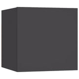 Meubles TV muraux 8 pcs Gris 30,5x30x30 cm